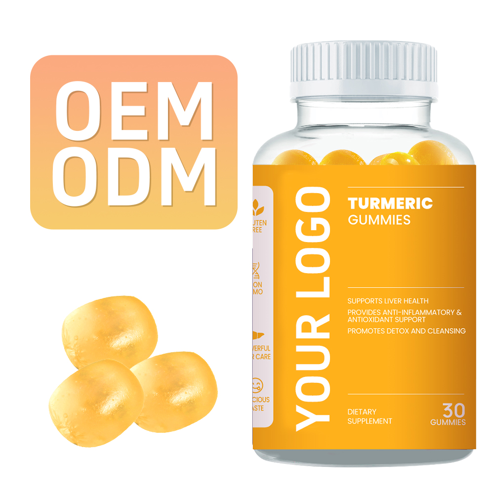 Turmeric - Turmeric Gummy Candy Packaging Bottle Disposable