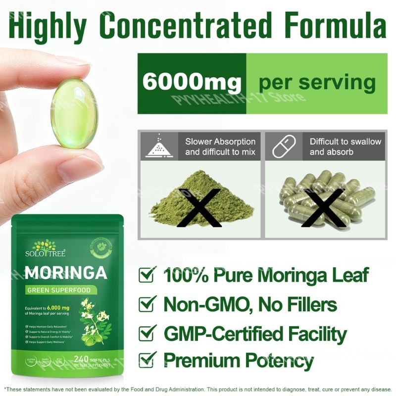 Moringa Green Superfood Softge - огляд і ціна Chamomile Tea