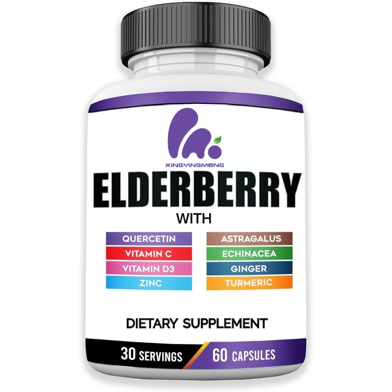Elderberry Extract Capsules Co - огляд і ціна Echinacea
