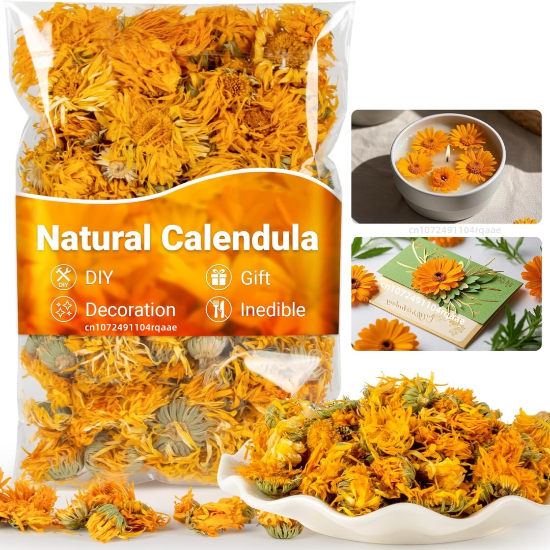 Natural Dried Marigold Flowers - огляд і ціна Chamomile Tea