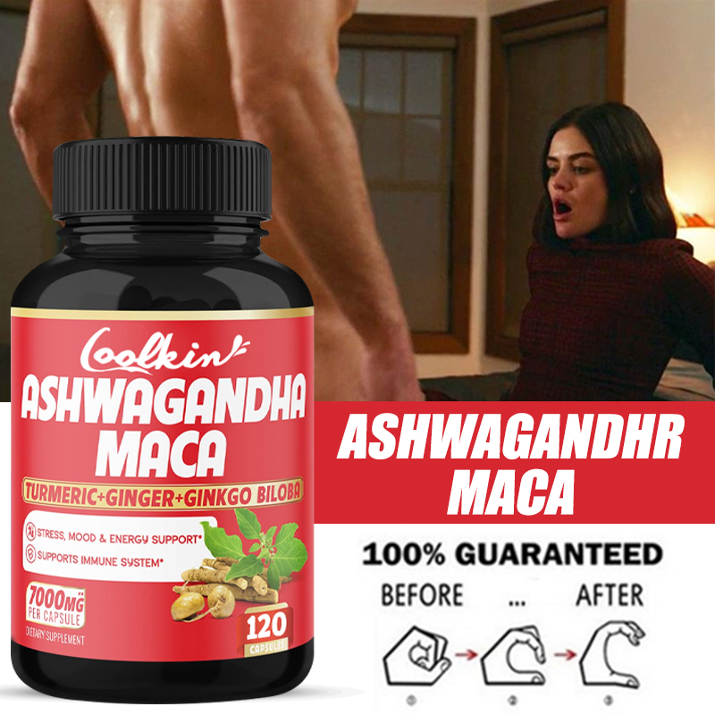 Ashwagandha and Maca Capsules  - огляд і ціна Ginger Tea