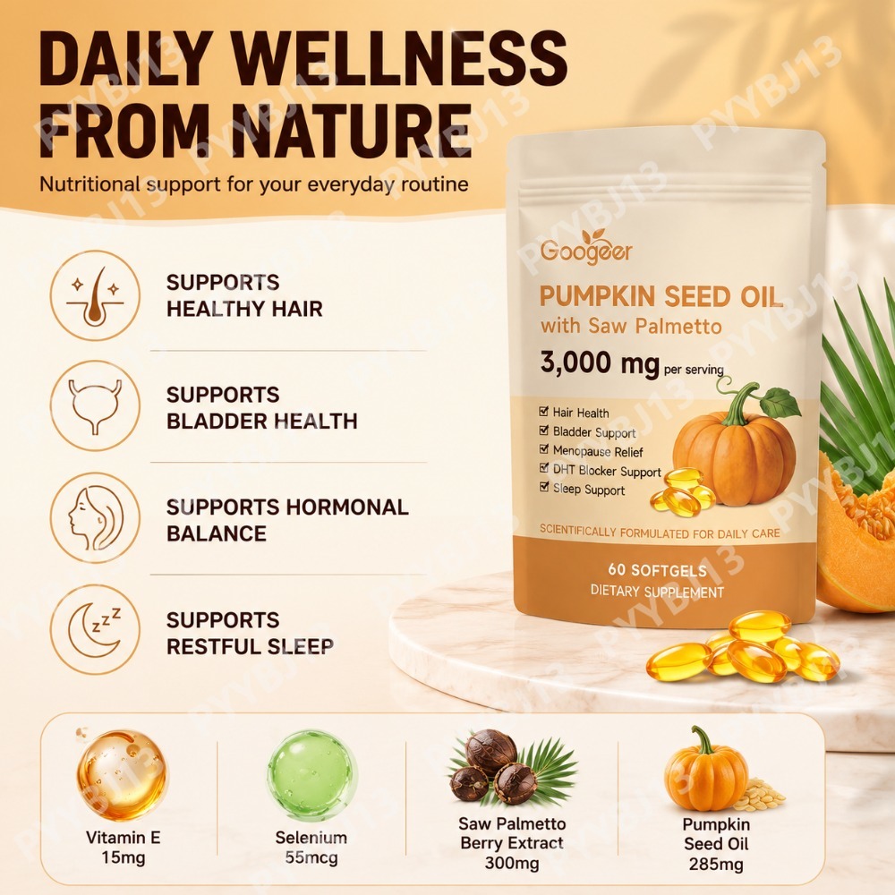 Googeer Pumpkin Seed Oil Softg - огляд і ціна Herbal Supplement