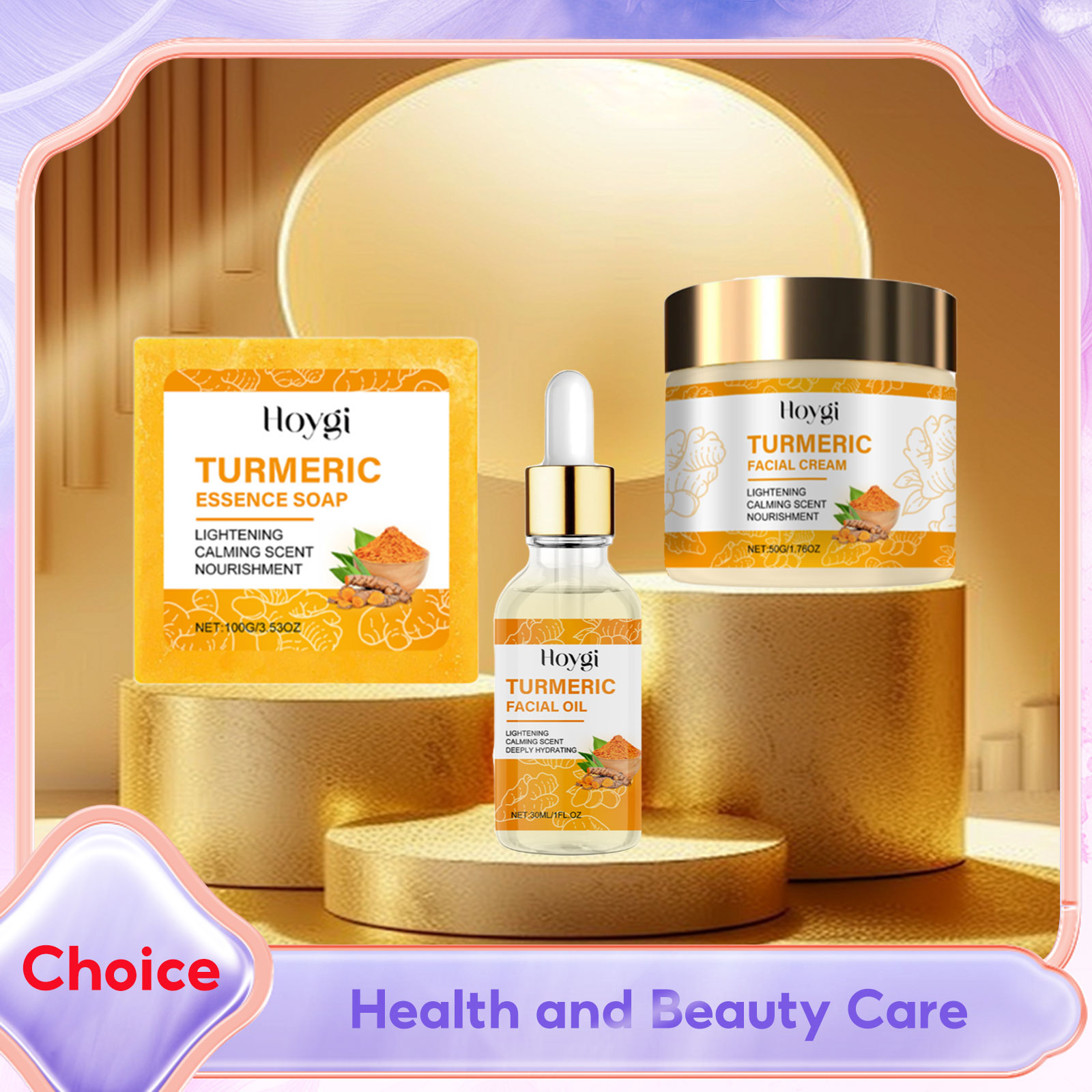 Turmeric Skincare Set Body Soa - огляд і ціна Turmeric