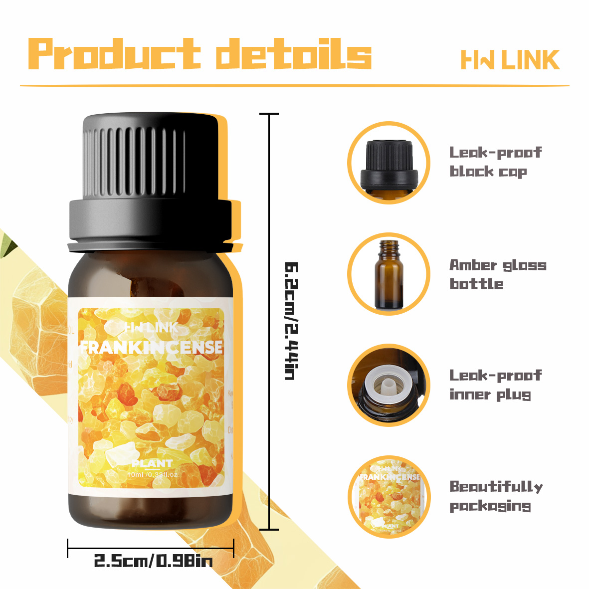Frankincense Essential Oil 10m - огляд і ціна Herbal Tincture